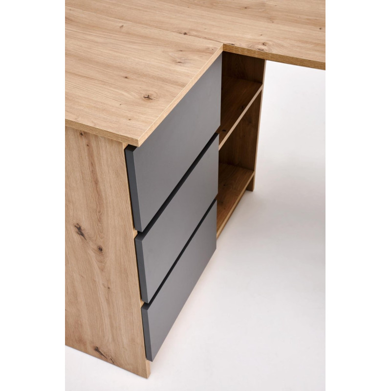 Kirjutuslaud BEGA artisan tamm / grafiit
