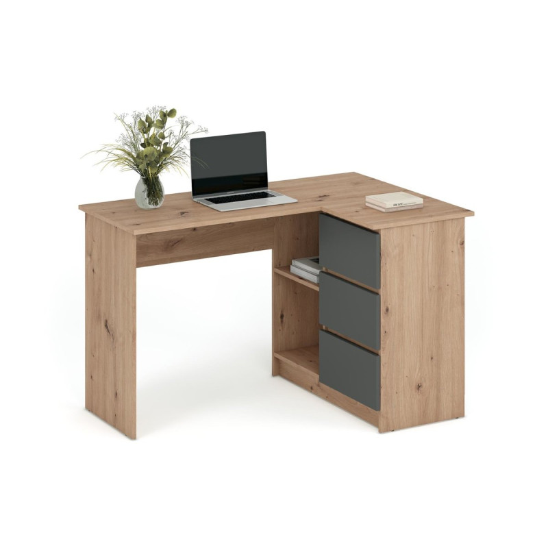 Kirjutuslaud BEGA artisan tamm / grafiit