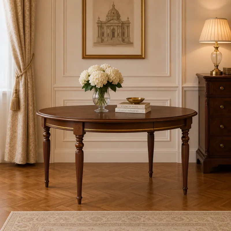 Ümmargune söögilaud VERONA T-extendable 100-200 cm