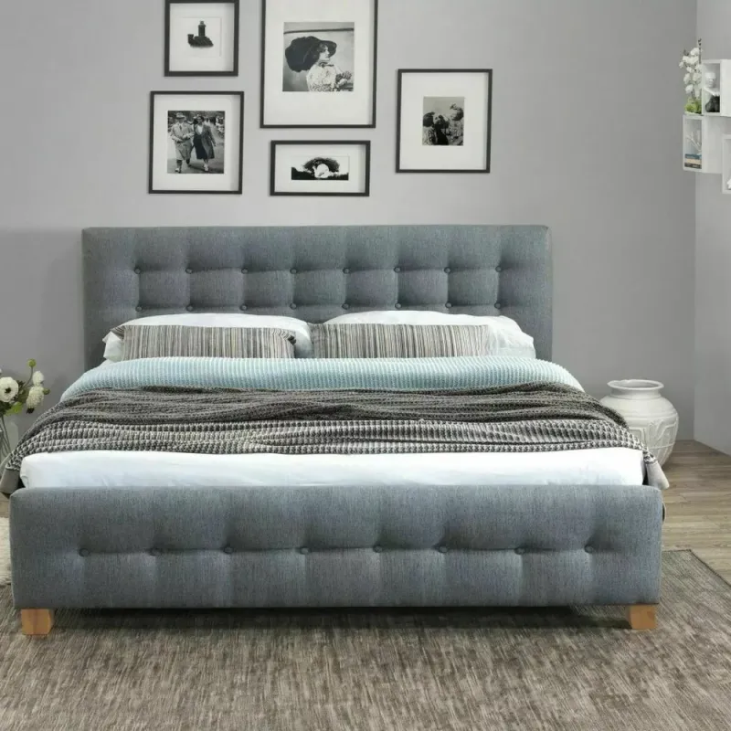 Barcelona fabric bed