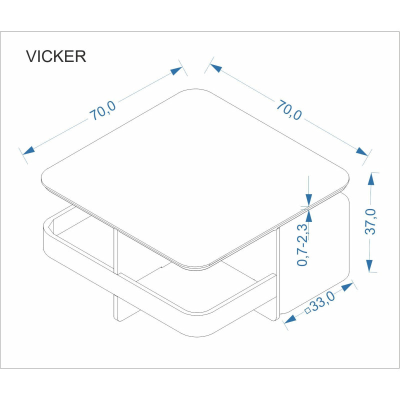 Diivanilaud VICKER