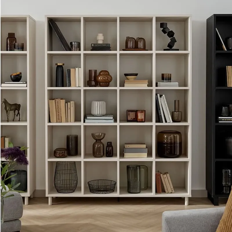 Wide Monocolor Bookcase Balance