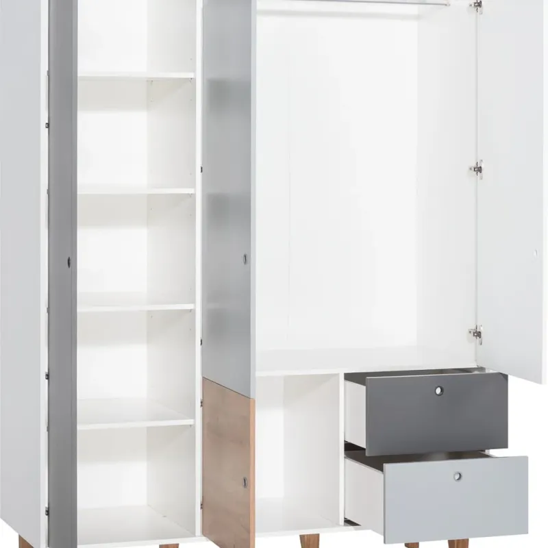 3-ukselne riidekapp Concept