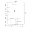 3-ukselne riidekapp Concept