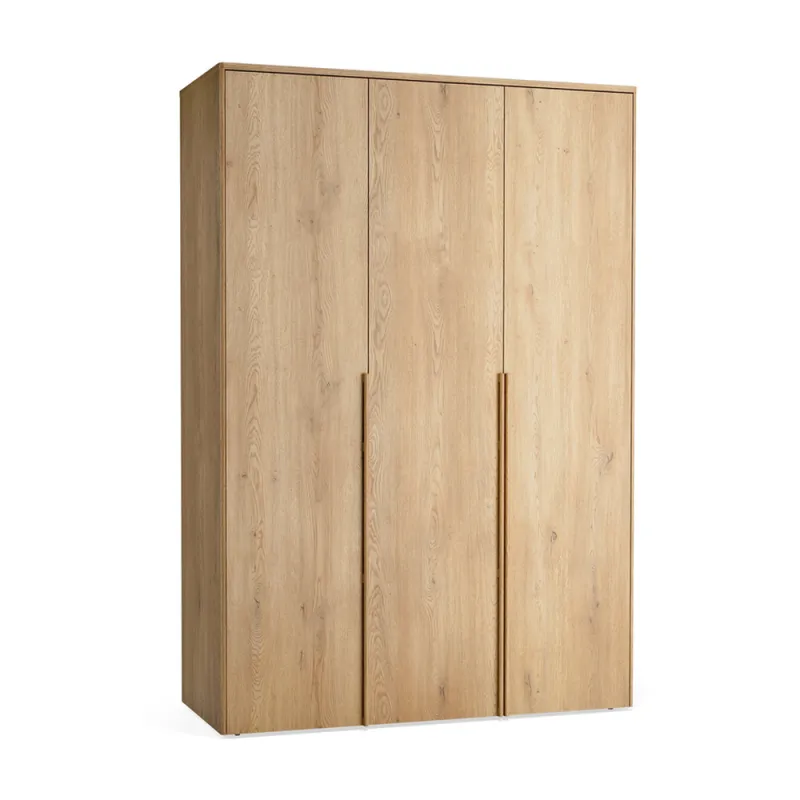 Wardrobe 3-door with full front on sliders Well oak