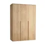Wardrobe 3-door with full front on sliders Well oak